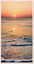 océano al amanecer